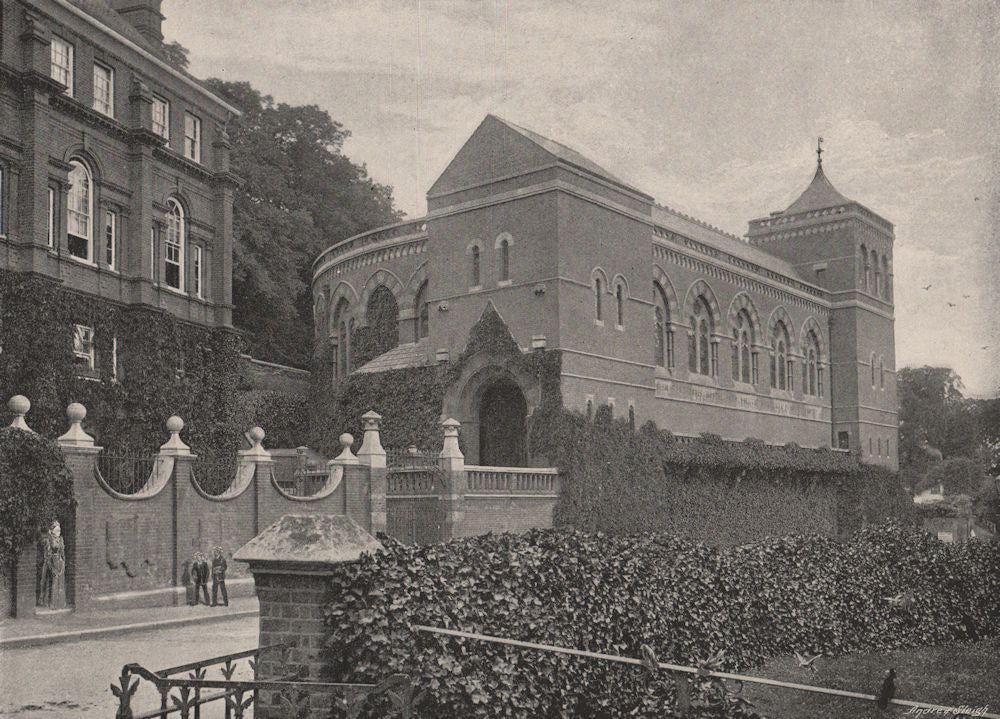 Harrow School. The Speech House. London. Education 1896 old antique print